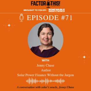 A conversation with solar’s oracle, Jenny Chase